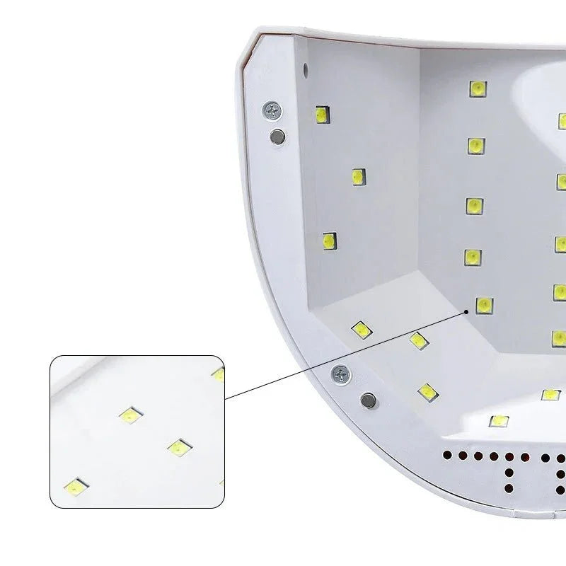 LED Nail Lamp UV/LED Nail Light Therapy Machine for Salons - Shoplex