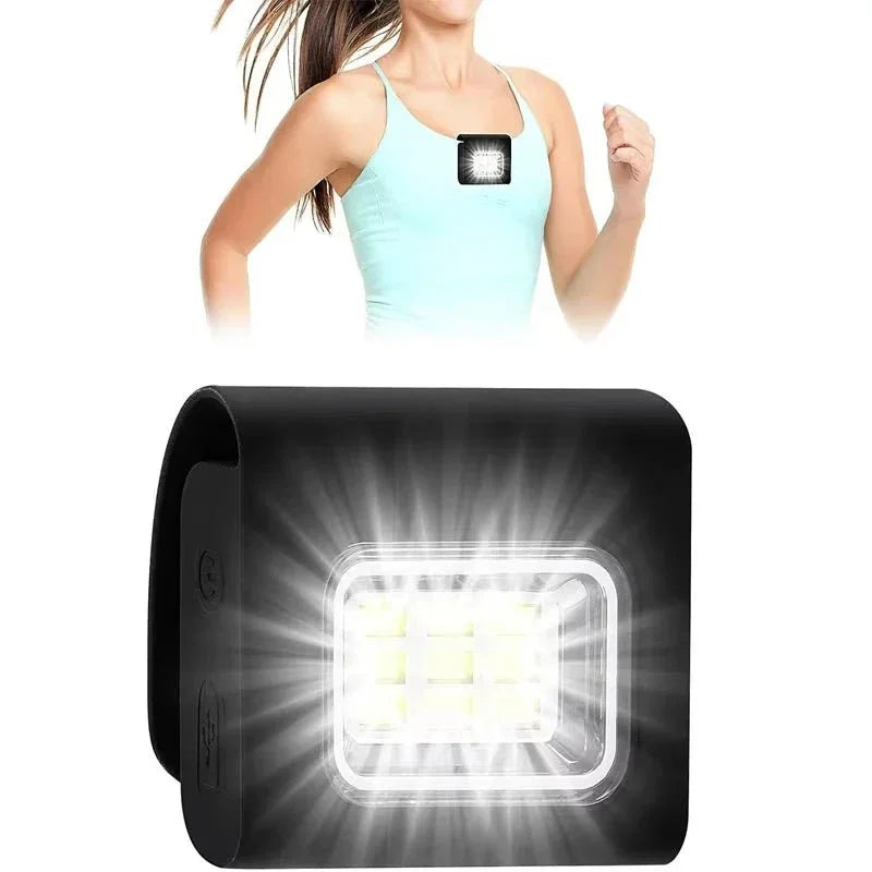 Lumen 180 LED Clip - On Chest Light with Waterproof Battery Power - Shoplex