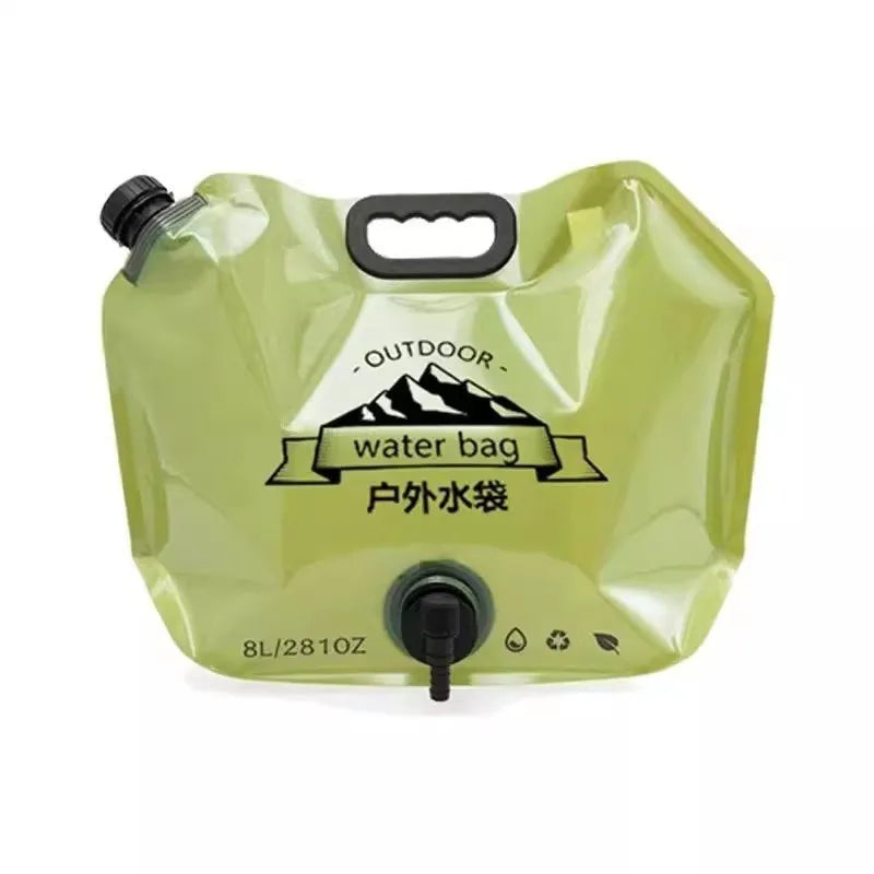 8L Foldable Portable Water Bag for Camping and Travel
