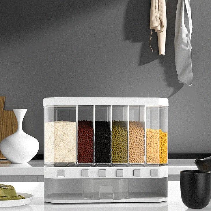 Wall Mounted Cereal Dispenser Plastic Food Storage Container 1-3L