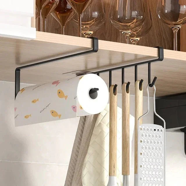 SHAREWIN Wall - Mounted Carbon Steel 8 - Hook Coat Rack Organizer - Shoplex