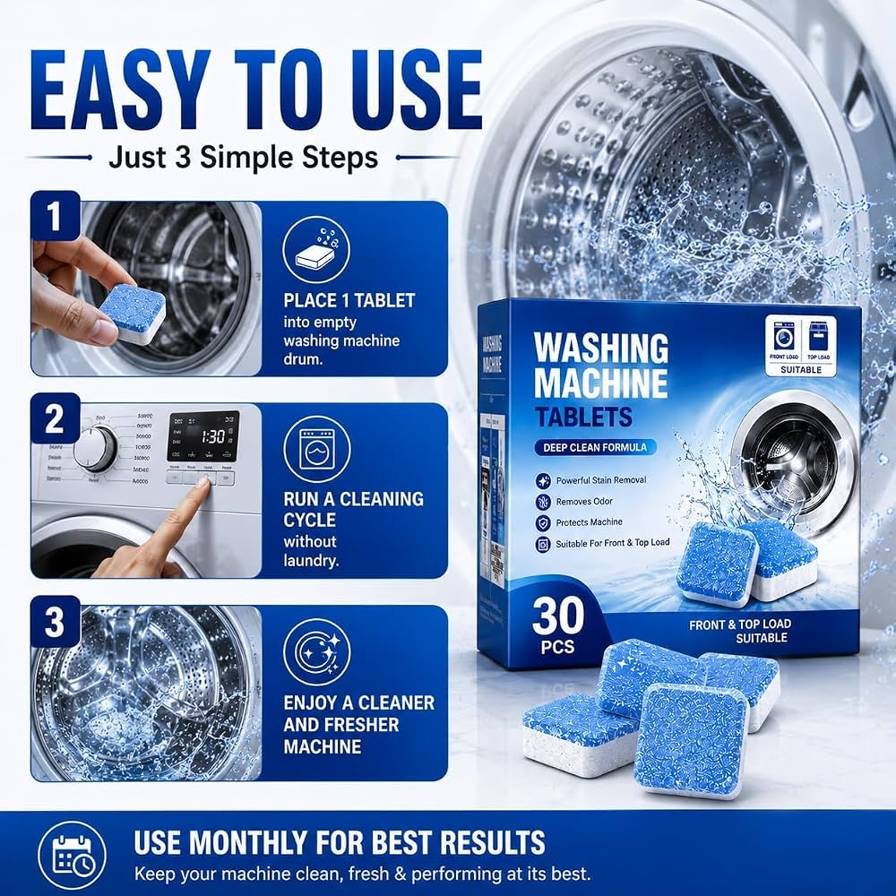 Washing Machine Cleaner Tablets