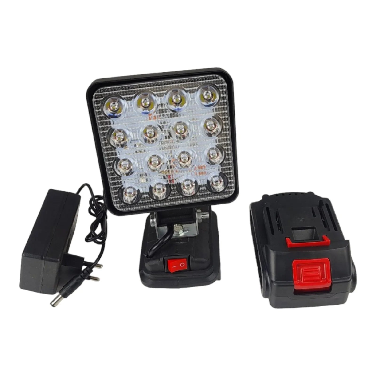 Rechargeable LED Work Lamp with Rotating Head and Long Runtime